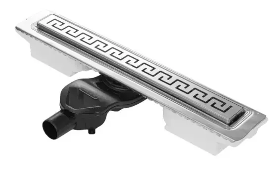 Душевой лоток «Berges Wasserhaus» B1 Antik 600 боковой выпуск матовый хром