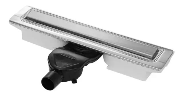 Душевой лоток «Berges Wasserhaus» C1 Norma 300 боковой выпуск матовый хром/под плитку