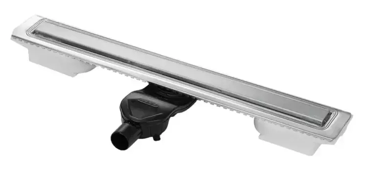 Душевой лоток «Berges Wasserhaus» C1 Norma 800 боковой выпуск матовый хром/под плитку