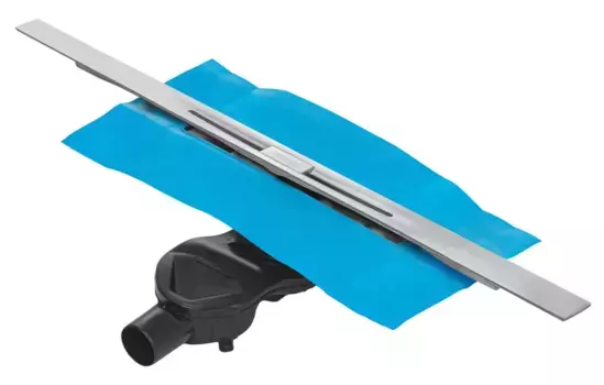 Душевой лоток «Berges Wasserhaus» Simpel 800 боковой выпуск хром