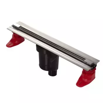 Душевой лоток «Berges Wasserhaus» Super Slim 400 вертикальный выпуск хром