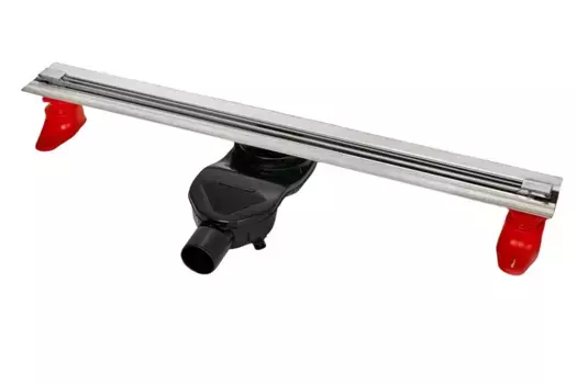 Душевой лоток «Berges Wasserhaus» Super Slim 800 боковой выпуск хром