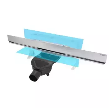 Душевой лоток «Berges Wasserhaus» Wall 1000 боковой выпуск хром