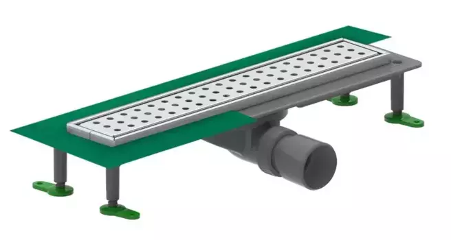 Душевой лоток «CTESI» Way Round BK4024230 боковой выпуск хром