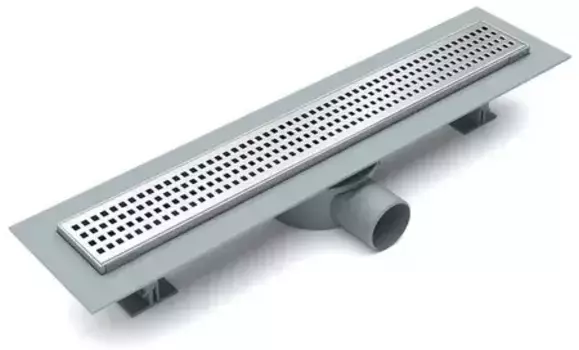 Душевой лоток «Esbano» Eco ESTRECONICE50MC боковой выпуск матовый хром