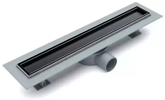 Душевой лоток «Esbano» Eco ESTRECOTILE50MB боковой выпуск чёрный матовый/под плитку