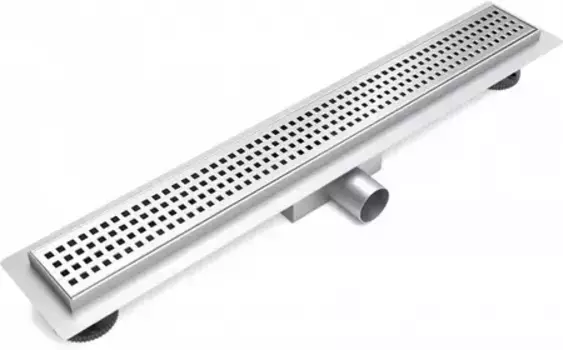 Душевой лоток «Esbano» Meta ESTRMETNICE60MC боковой выпуск матовый хром