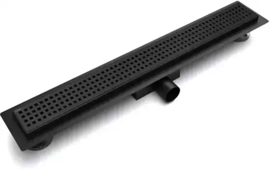 Душевой лоток «Esbano» Meta ESTRMETNICE70MB боковой выпуск чёрный матовый