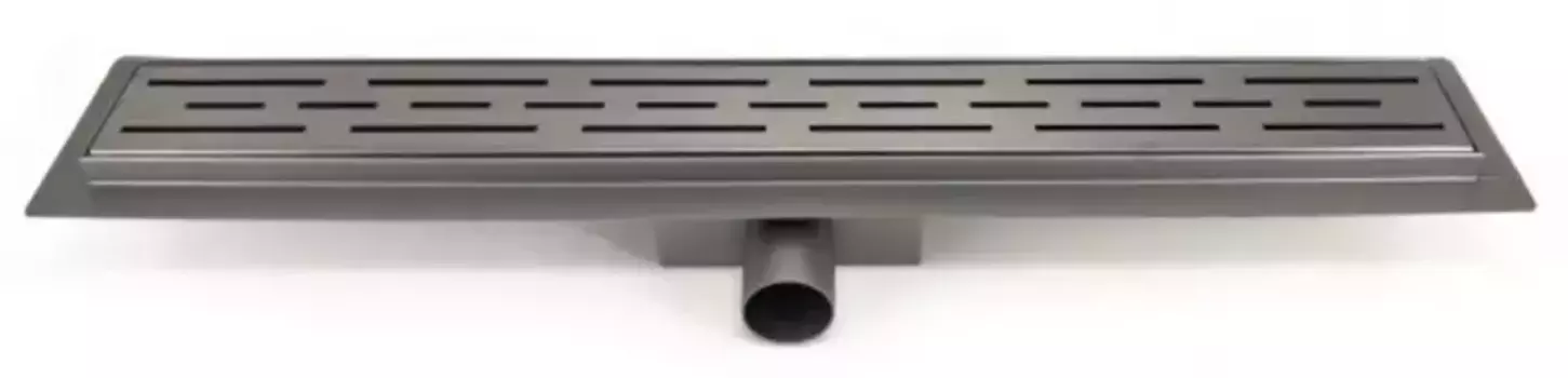 Душевой лоток «Esbano» Meta Rain-80см боковой выпуск оружейная сталь