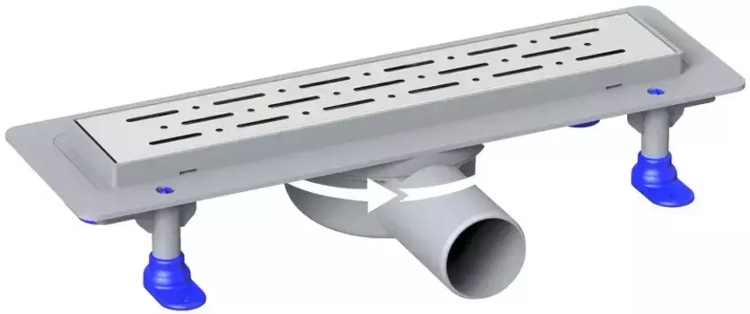 Душевой лоток «Loranto» Prime Line 500 4023.0Y050K.050.1 боковой выпуск нержавеющая сталь