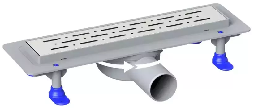 Душевой лоток «Loranto» Prime Line 600 4023.0Y050K.060.1 боковой выпуск нержавеющая сталь