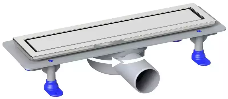 Душевой лоток «Loranto» Prime Skala Deluxe 500 4028.0Y050K.050.1 боковой выпуск под плитку