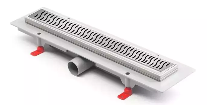 Душевой лоток «Paini» Harmony 450 с рамкой CH450HN боковой выпуск хром