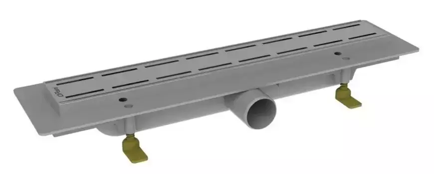 Душевой лоток «Paini» Line 450 мм D40с рамкой CH450LN боковой выпуск хром глянец