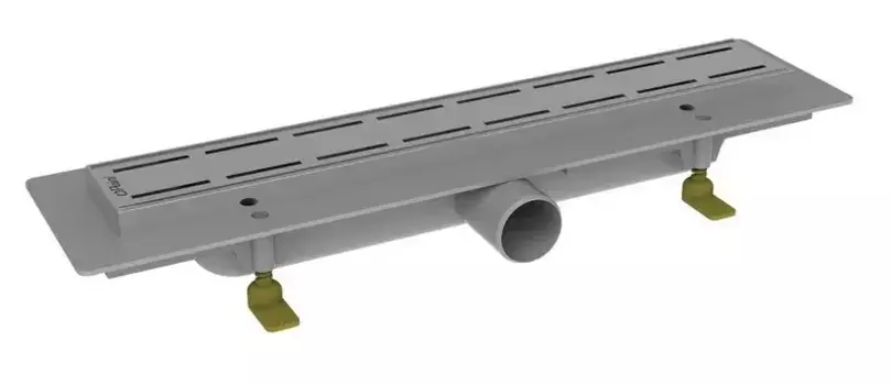 Душевой лоток «Paini» Line 550 мм D40 с рамкой CH550LN боковой выпуск хром глянец