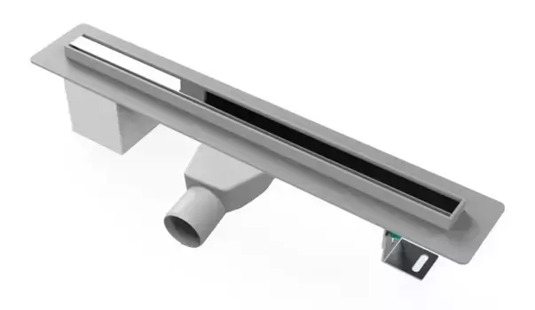 Душевой лоток «Paini» Slim Line 600 мм D50 CH600SL боковой выпуск хром глянец