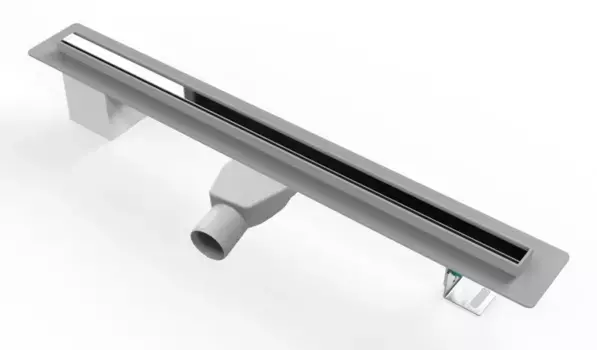 Душевой лоток «Paini» Slim Line 700 мм D50 CH700SL боковой выпуск хром глянец