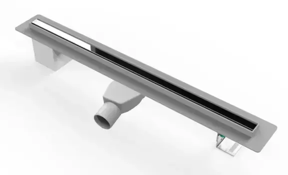 Душевой лоток «Paini» Slim Line 800 мм D50 CH800SL боковой выпуск хром глянец