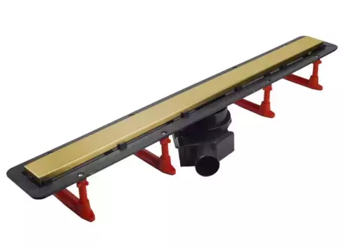 Душевой лоток «Pestan» Confluo Frameless Line 750 13701223 боковой выпуск Gold/под плитку