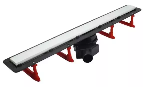 Душевой лоток «Pestan» Confluo Frameless Line 750 13701214 боковой выпуск White Glass