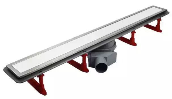 Душевой лоток «Pestan» Confluo Premium Line 850 13000285 боковой выпуск White Glass