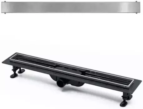 Душевой лоток «Timo» SP10-PG10 70см с порогами из нерж. стали SP10700-PG10700 боковой выпуск нержавеющая сталь