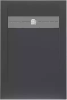 Душевой поддон «Allen Brau» Infinity 8.21003-AM 120/90 низкий из литьевого мрамора прямоугольный антрацит без сифона