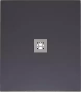 Душевой поддон «Allen Brau» Priority 8.31002-AM 90/90 низкий из литьевого мрамора квадратный антрацит без сифона