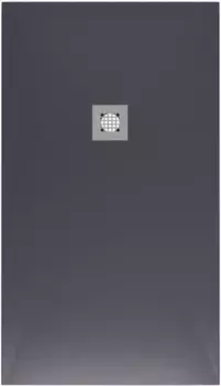 Душевой поддон «Allen Brau» Priority 8.31008-AM 140/80 низкий из литьевого мрамора прямоугольный антрацит без сифона