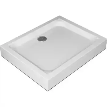 Душевой поддон «Am.Pm» Gem Square W90T-404-12090W 120/90 низкий акриловый прямоугольный белый с сифоном