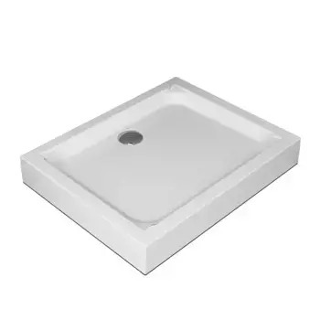 Душевой поддон «Am.Pm» Gem W90T-404-100280W 100/80 низкий акриловый прямоугольный белый с сифоном