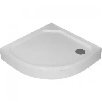 Душевой поддон «Am.Pm» X-Joy Twin Slide W88T-205-090W64 90/90 низкий акриловый четверть круга белый с сифоном