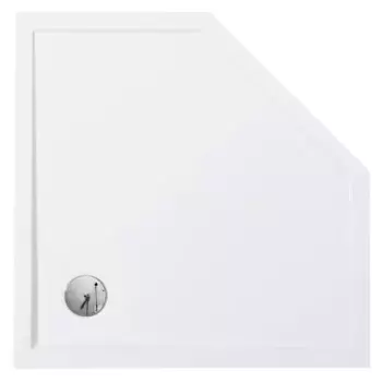 Душевой поддон «Aquaton» Калифорния 100/100 низкий из литьевого мрамора многоугольный