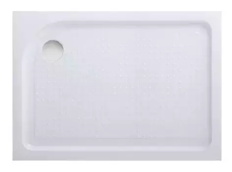 Душевой поддон «Belbagno» TRAY-BB-AH-120/80-15-W с сифоном низкий акриловый прямоугольный левый