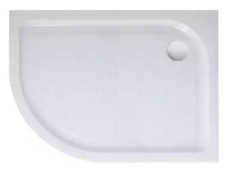 Душевой поддон «Belbagno» TRAY-BB-RH-100/80-550-15-W с сифоном низкий акриловый прямоугольно-асимметричный правый