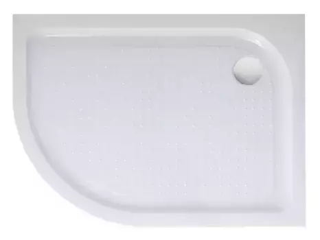 Душевой поддон «Belbagno» TRAY-BB-RH-120/80-550-15-W с сифоном низкий акриловый прямоугольно-асимметричный правый