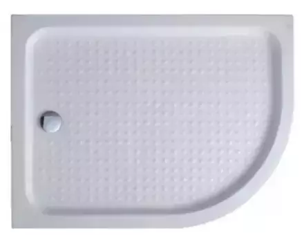 Душевой поддон «Cezares» TRAY-A-RH-120/100-550-15-W-L с сифоном низкий акриловый прямоугольно-асимметричный левый