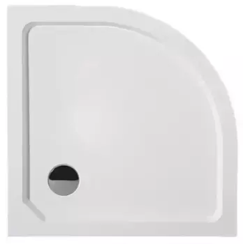 Душевой поддон «Cezares» TRAY-SMC-R-80-550-150-W 80/80 средний стеклопластик четверть круга с сифоном белый