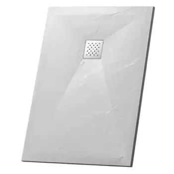 Душевой поддон «Grossman» GR-S190110Q 90/110 низкий из литьевого мрамора прямоугольный белый без сифона универсальный