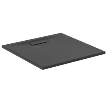 Душевой поддон «Ideal Standard» UltraFlat New T4466V3 80/80 тонкий акриловый квадратный чёрный матовый без сифона