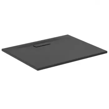 Душевой поддон «Ideal Standard» UltraFlat New T4468V3 100/80 тонкий акриловый прямоугольный чёрный матовый без сифона