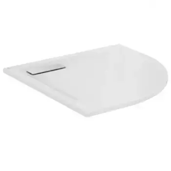 Душевой поддон «Ideal Standard» UltraFlat New T449201 90/90 тонкий акриловый четверть круга белый глянцевый без сифона