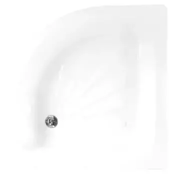 Душевой поддон «Loranto» LG900C 90/90 средний четверть круга белый без сифона