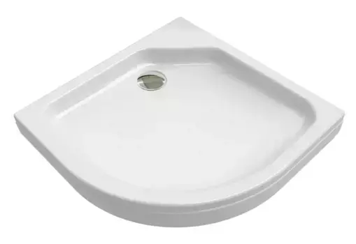 Душевой поддон «Niagara» NG-90-90 RUS 90/90 низкий акриловый четверть круга белый с сифоном