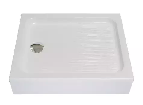 Душевой поддон «Niagara» Nova 100/80 средний акриловый прямоугольный белый с сифоном