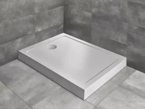 Душевой поддон «Radaway» Doros F Compact Stone White 120/90 низкий акриловый прямоугольный без сифона