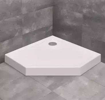 Душевой поддон «Radaway» Doros PT Compact 80/80 низкий акриловый многоугольный без сифона