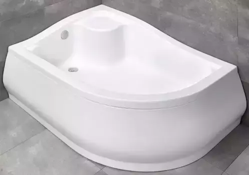 Душевой поддон «Radaway» Korfu E 100/80 высокий акриловый прямоугольно-асимметричный левый без сифона