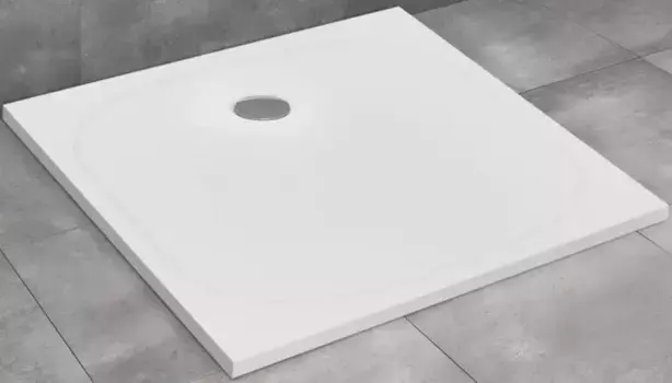 Душевой поддон «Radaway» Zantos C 90/90 низкий из литьевого мрамора квадратный без сифона