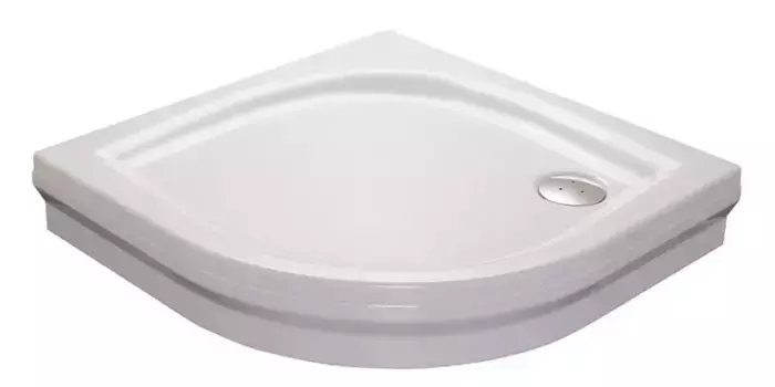 Душевой поддон «Ravak» Elipso PAN 90/90 низкий акриловый четверть круга